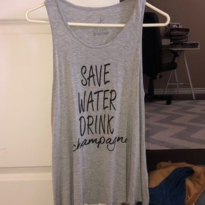 Champagne swing tank